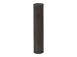 Alfombra rectangular bambú marrón oscuro 100x400 cm