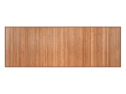 Alfombra rectangular bambú color natural 70x200 cm