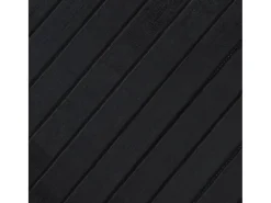 Alfombra rectangular bambú negro 80x300 cm