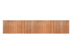 Alfombra rectangular bambú color natural 100x500 cm