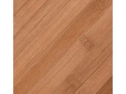 Alfombra rectangular bambú color natural 100x500 cm