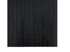Alfombra rectangular bambú negro 100x200 cm