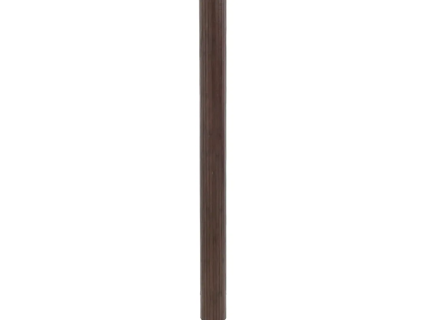 Alfombra rectangular bambú marrón oscuro 80x100 cm