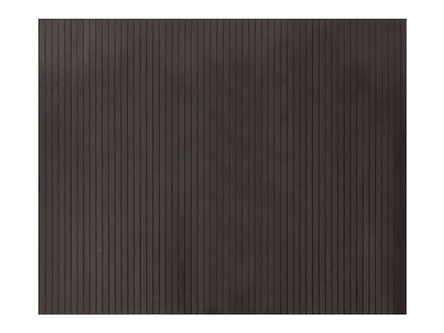 Alfombra rectangular bambú marrón oscuro 80x100 cm