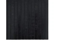 Alfombra rectangular bambú negro 60x500 cm