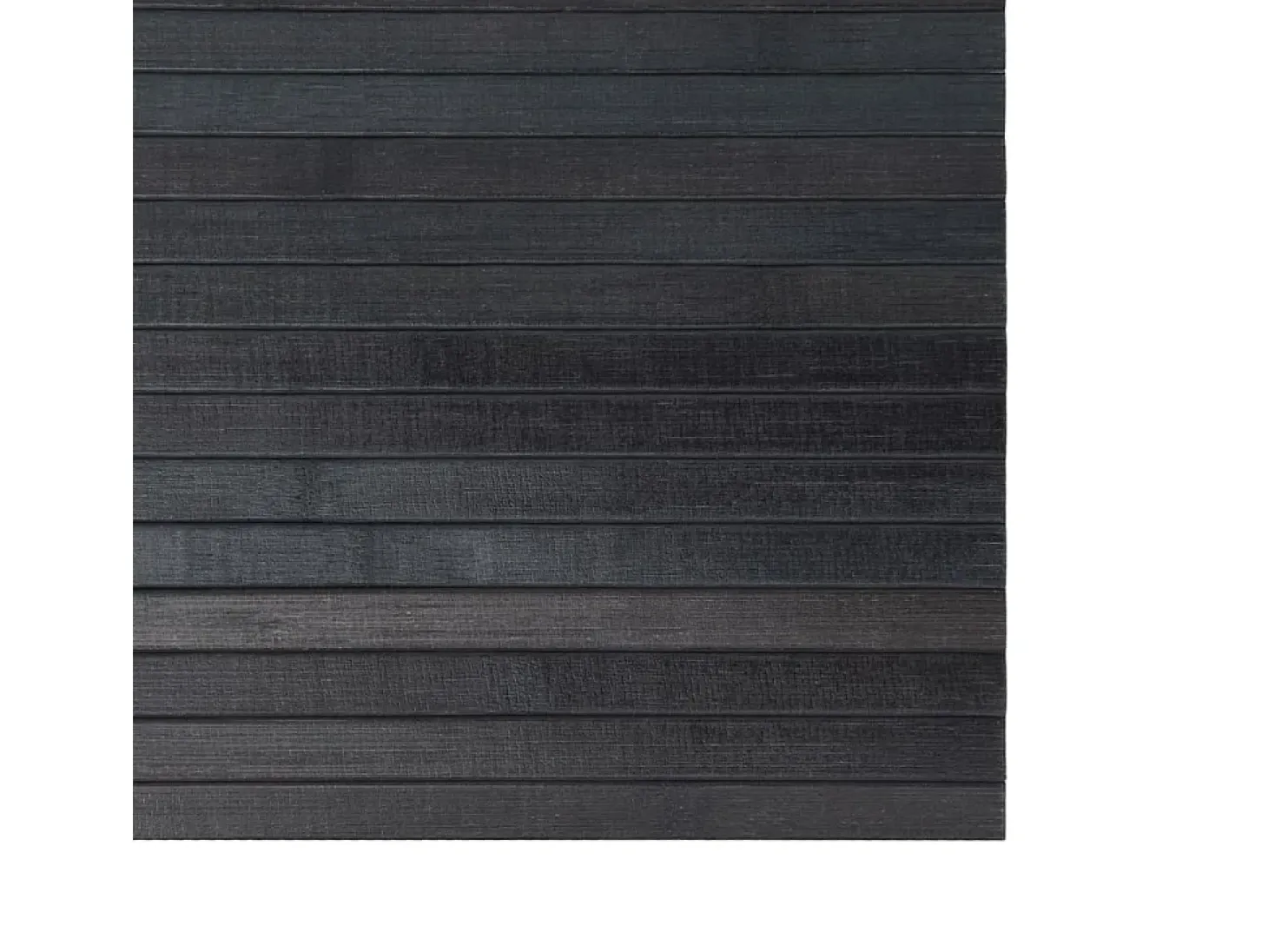 Alfombra rectangular bambú gris 70x100 cm