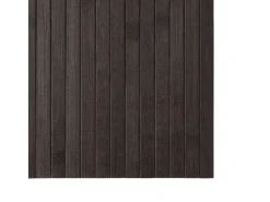 Alfombra rectangular bambú marrón oscuro 60x200 cm