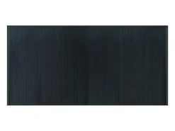 Alfombra rectangular bambú gris 100x200 cm