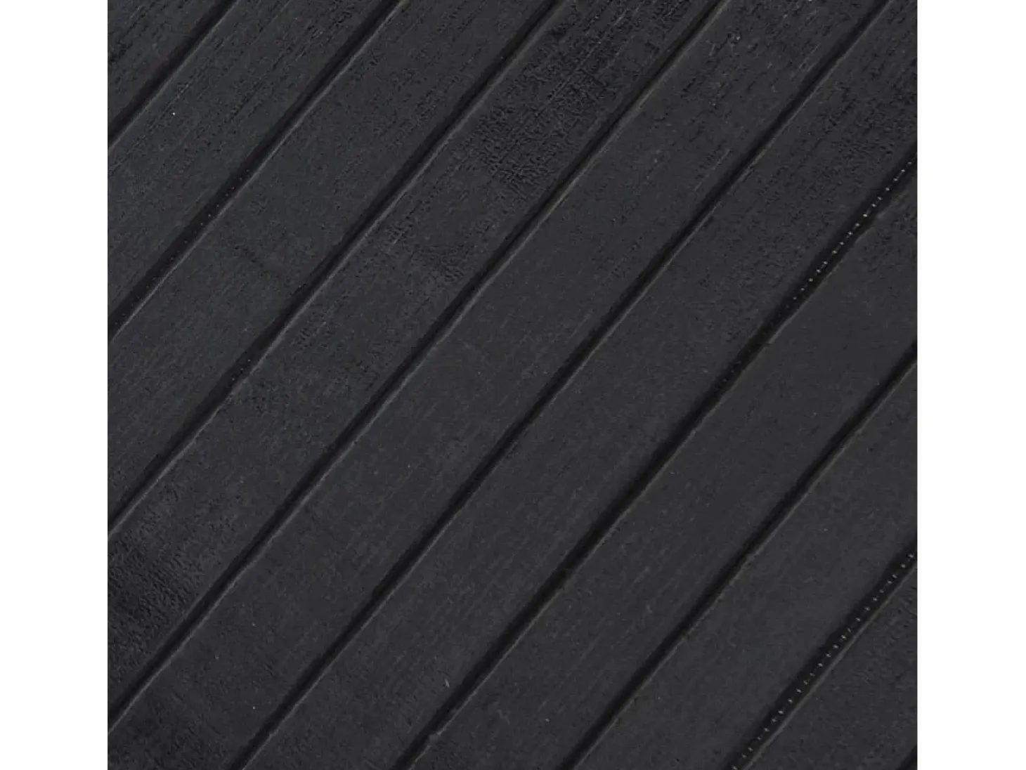 Alfombra rectangular bambú gris 100x200 cm