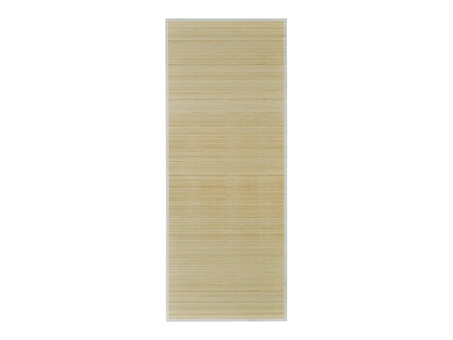 Alfombra rectangular de bambú natural 150 x 200 cm