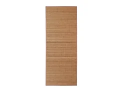 Alfombra rectangular de bambú marrón 120 x 180 cm ES27485
