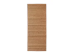Alfombra rectangular de bambú marrón 150 x 200 cm ES94209