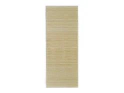 Alfombra rectangular de bambú natural 150 x 200 cm ES99275