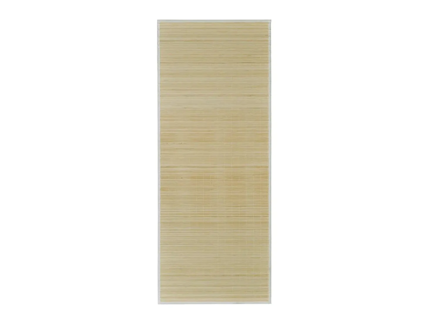 Alfombra rectangular de bambú natural 150 x 200 cm ES99275