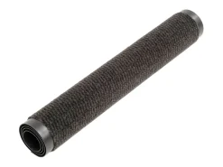 Alfombra rectangular de nudo negro 90x150 cm