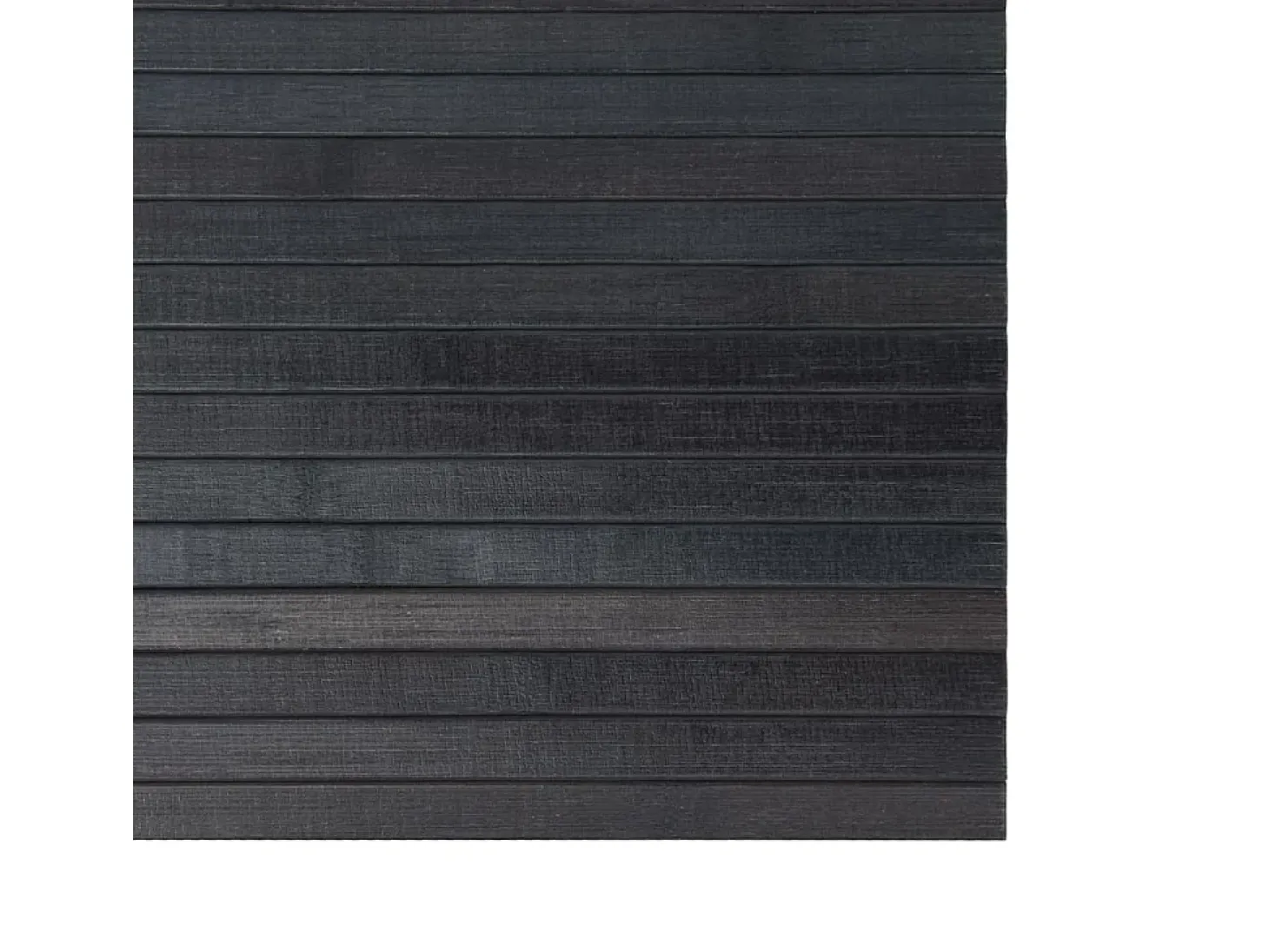 Alfombra rectangular gris 60x300 cm bambú