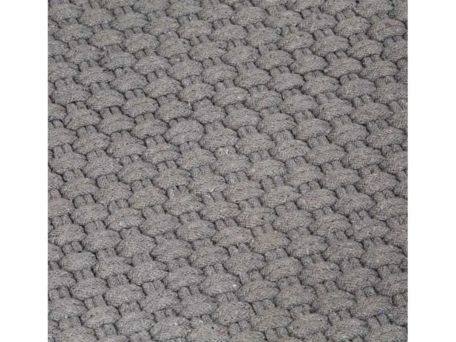 Alfombra rectangular Gris 160x230 cm Algodón