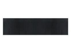 Alfombra rectangular gris 100x400 cm bambú