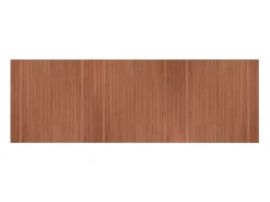 Alfombra rectangular marrón 100x300 cm bambú