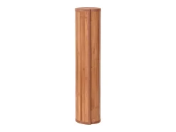 Alfombra rectangular marrón 70x1000 cm bambú