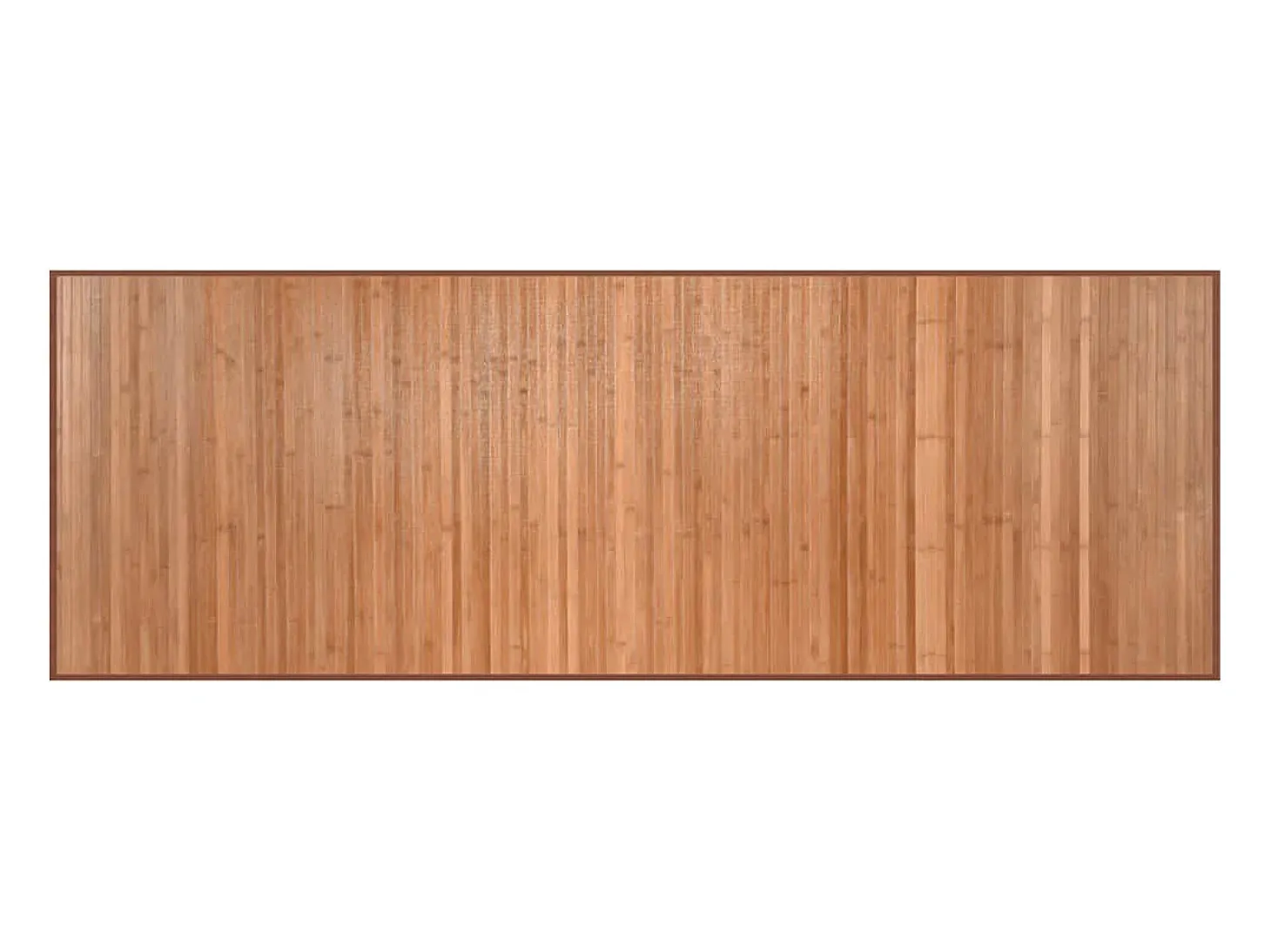 Alfombra rectangular natural de bambú 70x200 cm