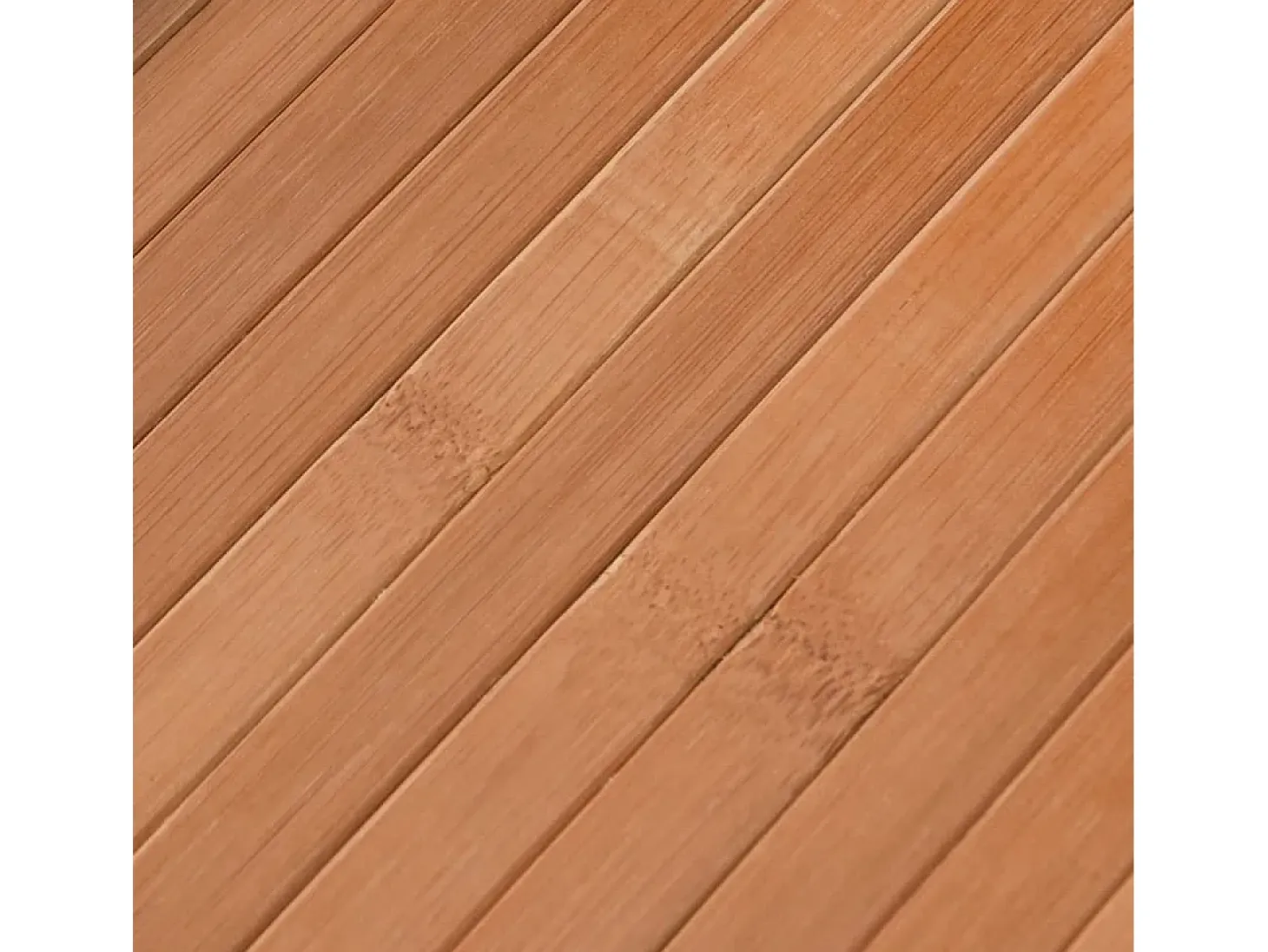 Alfombra rectangular natural 100x300 cm bambú