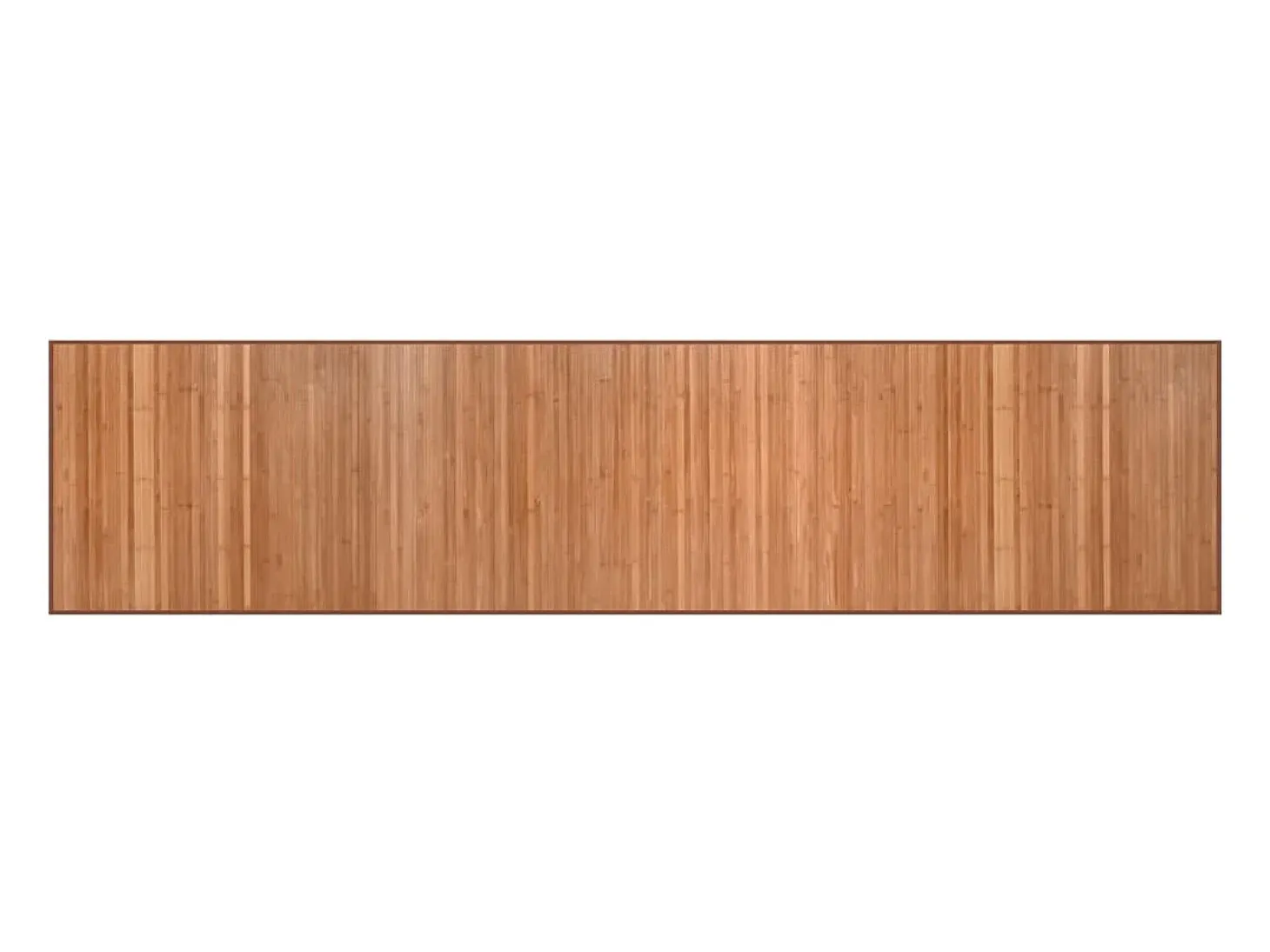 Alfombra rectangular natural de bambú 70x300 cm