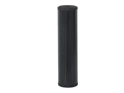 Alfombra rectangular negra de bambú 70x100 cm