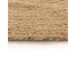 Alfombra redonda 90 cm yute trenzado