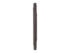 Alfombra redonda bambú marrón oscuro 100 cm