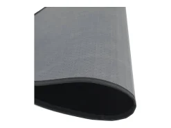 Alfombra redonda bambú negro 100 cm