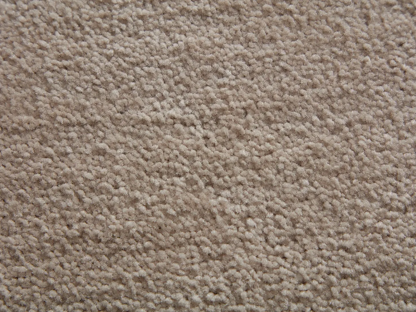 Alfombra redonda de pelo medio, 200 x 200 cm, Topo, VELINA
