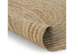 Alfombra redonda de yute trenzado 150 cm ES31631