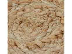 Alfombra redonda de yute trenzado 180 cm ES82117