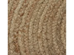 Alfombra redonda de yute trenzado 120 cm ES33969
