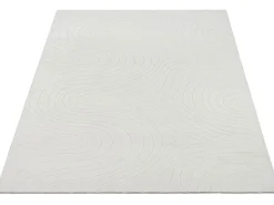 Alfombra Rio ala estar antideslizante océano, Crema, 160 x 220 cm