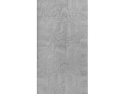 Alfombra Rio ala estar antideslizante arco, Gris, 160 x 220 cm