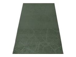 Alfombra Rio ala estar antideslizante hojas, Bosque, 120 x 160 cm