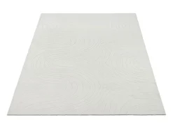 Alfombra Rio ala estar antideslizante océano, Crema, 140 x 200 cm