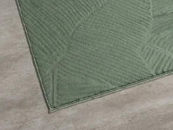 Alfombra Rio ala estar antideslizante hojas, Bosque, 80 x 300 cm