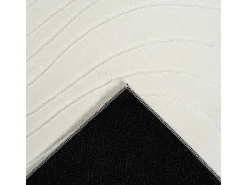 Alfombra Rio ala estar antideslizante océano, Crema, 80 x 150 cm