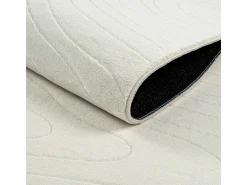 Alfombra Rio ala estar antideslizante océano, Crema, 200 x 280 cm
