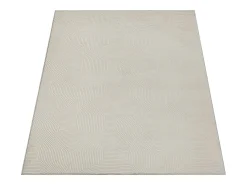 Alfombra Rio ala estar antideslizante arco, Crema, 240 x 340 cm