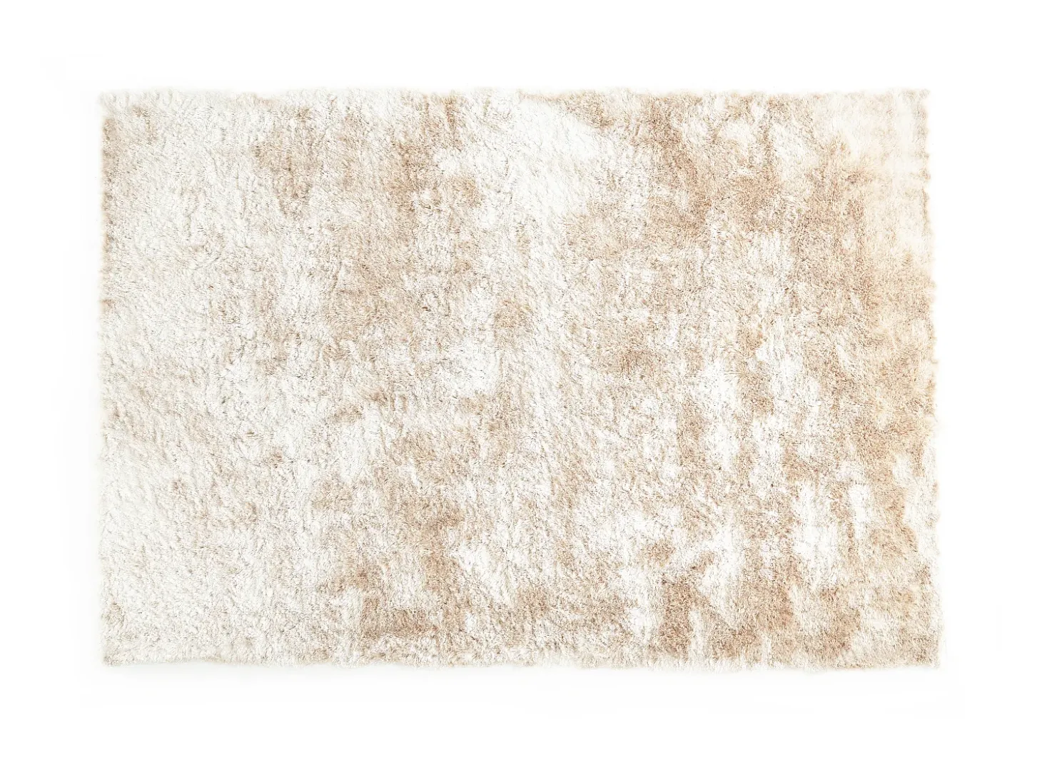 Alfombra shaggy de pelo largo ultra suave - 160 x 230 cm - Beige - DOLCE