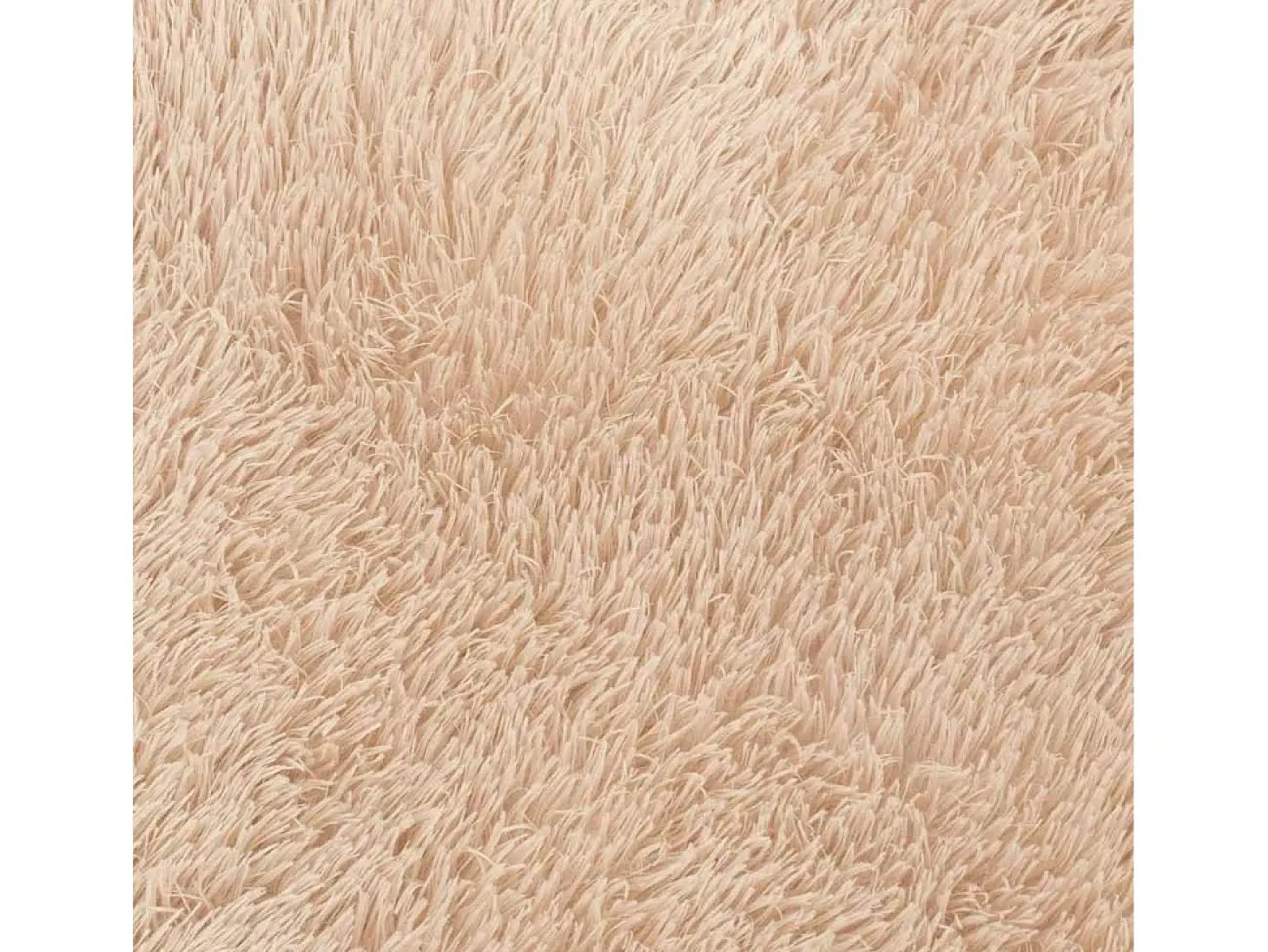 Alfombra shaggy de pelo largo NAVARRA beige 120x170 cm poliéster