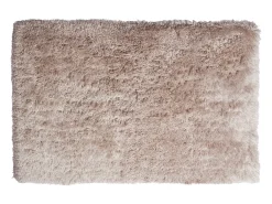 Alfombra shaggy de pelo largo - 160 x 230 cm - Topo - ARDELA