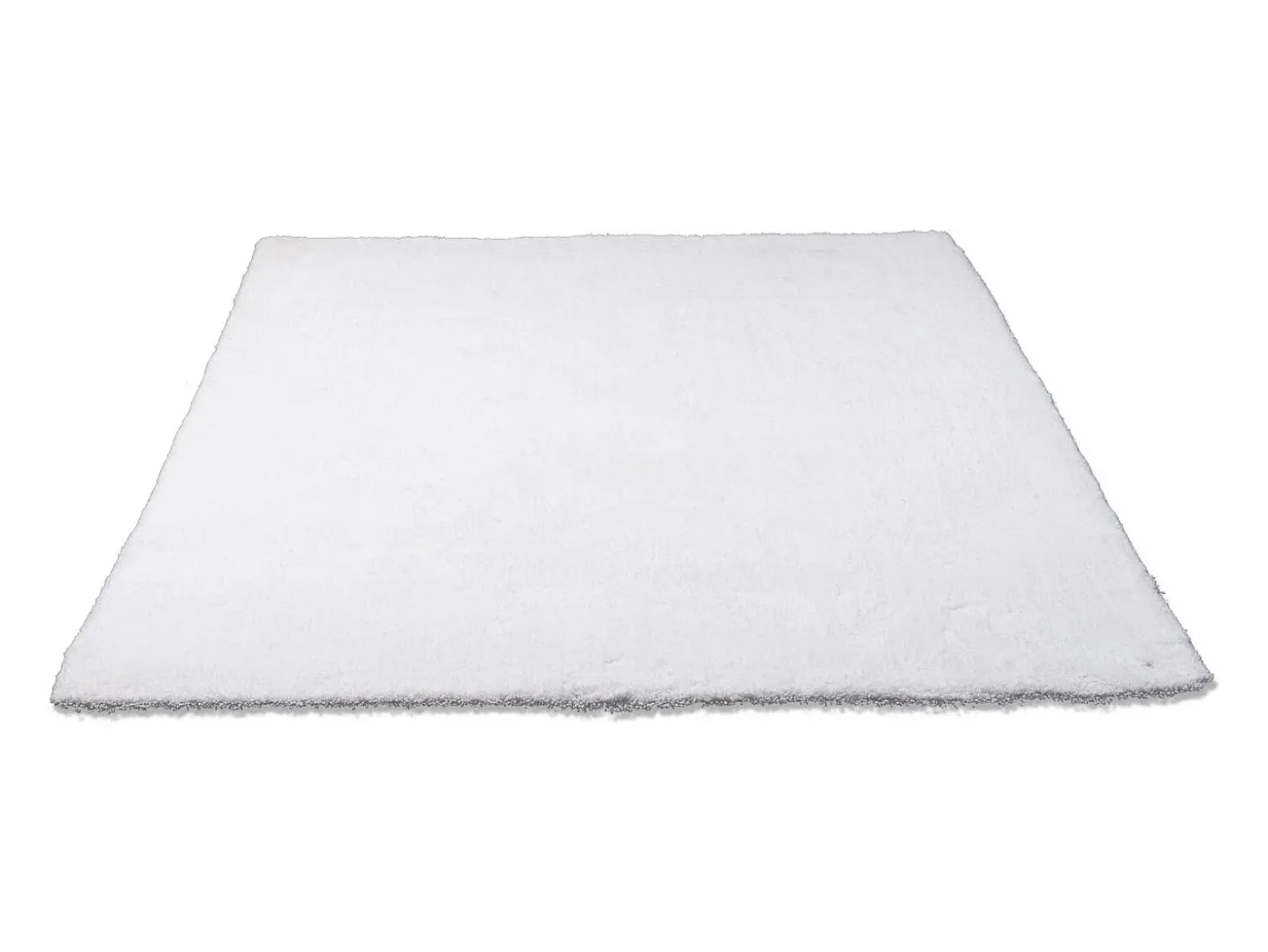Alfombra Shaggy tejida a mano 65x135 cm Blanco Cozy