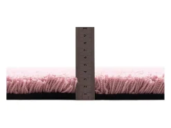 Alfombra Shaggy tejida a mano 140x200 cm Rosa Cozy