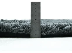 Alfombra Shaggy tejida a mano 80x120 cm Antracita Cozy