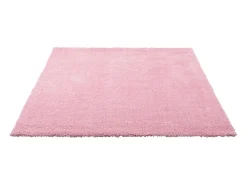 Alfombra Shaggy tejida a mano 160x230 cm Rosa Cozy